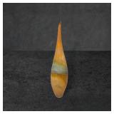 Art Glass Vase with Multicolor Swirl Design, 16 In
