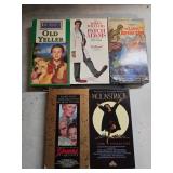 Five VHS Tapes Including 