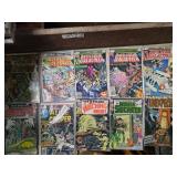 Ten Assorted Comic Books, Including Battlestar Gal