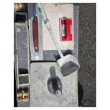 Concrete Masonry Tools Lot Including Float, Trowel