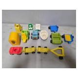 Vintage Fisher Price and Playskool Plastic Toy Veh
