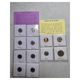 8 Uncirculated Roosevelt Dimes (1978-1981) and Pro