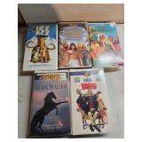 Five Family and Adventure VHS Tapes