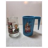 Peanuts Glass Tumbler and Josie and the Pussycats