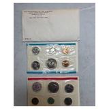 1969 U.S. Mint Uncirculated Coin Set in Original P