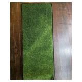 Ten Pieces of Rectangular Astroturf with Bound Edg