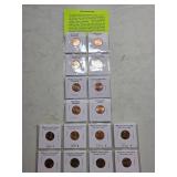 Lincoln Cent Coins Featuring 2009 Bicentennial Ser