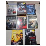DVDs Including Film Series, Single Titles, and Spe