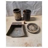 Metal and Plastic Utility Items Including Mold, Sh