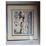 Framed Lithograph 