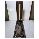 Vintage B-D Armored Manometer by Becton, Dickinson
