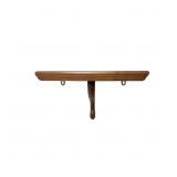 Handmade Wooden Wall Shelf Attributed to Robert Tr