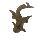 Brass Fish-Shaped Mythological Figure with Detaile