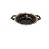 Vintage Cambridge Black Depression Glass Serving D