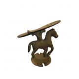 Antique Cast Iron Equestrian Shoe Shine Rest