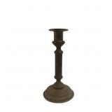 Antique-Style Cast Metal Candlestick Holder