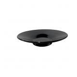 Black Amethyst Glass Bowl, 10-Inch Diameter