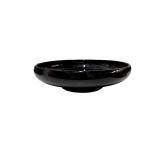 1920s-1930s Black Amethyst Glass Centerpiece Bowl,