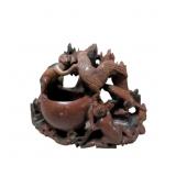 Vintage Chinese Shoushan Soapstone Carving Depicti