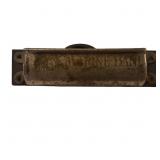 Vintage Metal Door Pull with Mounting Plate