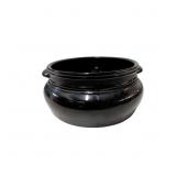Vintage L.E. Smith Black Amethyst Glass Bowl with