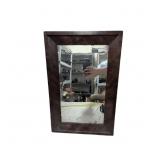 Early 19th Century Grain-Painted Wood Mirror, 14 x