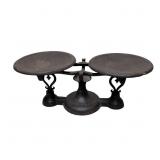 D.S. Hatch Cast Iron Balance Scale, 20 in x 7.5 in