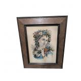Hand-Colored Lithograph ï¿½Summerï¿½ by Currier & Ives