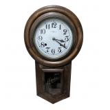 Regular 8-Day Spring Wall Clock with Missing Pendu