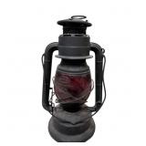 Dietz Little Wizard Lantern with Red Glass Globe,