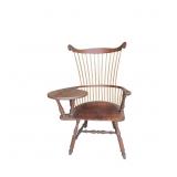 Windsor Writing Armchair with High Comb Back and R