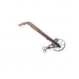 Antique Hand-Push Garden Cultivator with Single Hi