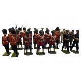 26 Painted Metal Soldiers and Military Figurines