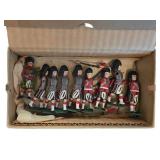 Boxed Set of Painted Scottish Highlander Toy Soldi