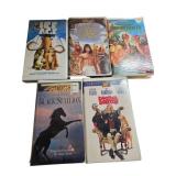 Five Family and Adventure VHS Tapes