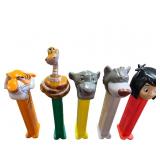 Five Disney Jungle Book PEZ Dispensers