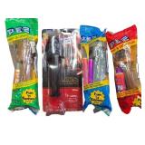 Four Star Wars PEZ Dispensers in Original Packagin
