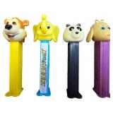 Four Novelty PEZ Dispensers: Animal and Character