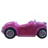 Pink Childrenï¿½s Toy Convertible with Chrome Detail