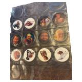 Themed Pog Milk Caps in Plastic Display Sleeves