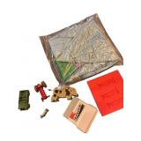 Toys, Map Prints, and Office Stamp Set