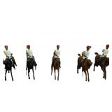 Five Britains Soldiers Toy Set with Mounted Horsem