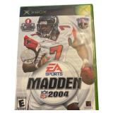 Xbox Madden NFL 2004 Video Game with Original Case