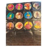 Barbie-Themed Collectible Pogs with Plastic Album