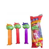Four TMNT PEZ Dispensers with One Packaged