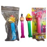 Four Cartoon Character PEZ Dispensers