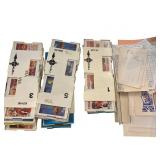 Vintage Bridge Playing Cards with Instructional Ma