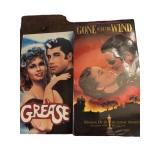 VHS Copies of ï¿½Greaseï¿½ and ï¿½Gone with the Windï¿½