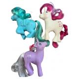 Three Hasbro My Little Pony Figures with Unicorn D