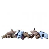 5 TY Beanie Baby Stuffed Dogs with Tags